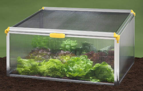 Chytré zahradní pařeniště s automatickým otevíráním