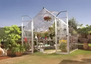 Velký profesionální zahradní skleník z polykarbonátu Palram Balance 8x12